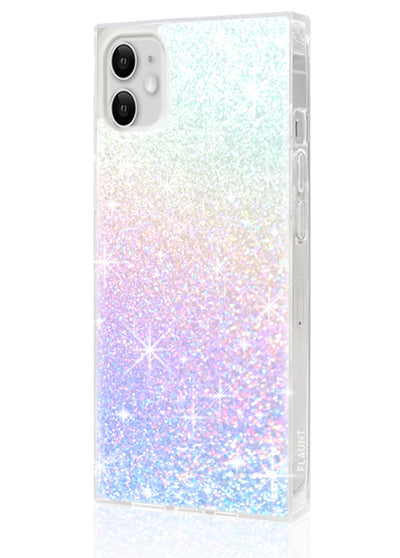 Iridescent Glitter Square iPhone Case #iPhone 11