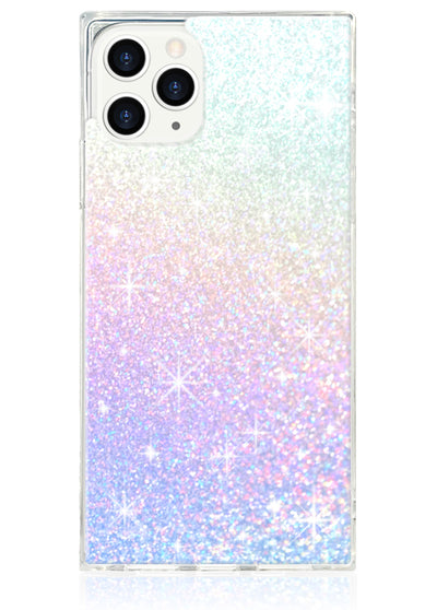 Iridescent Glitter Square iPhone Case #iPhone 11 Pro Max