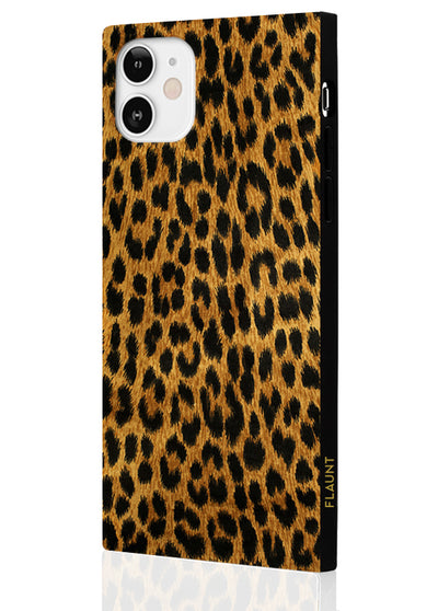 Leopard Square Phone Case #iPhone 12 Mini