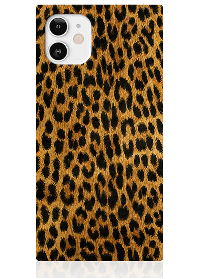 Leopard Square iPhone Case #iPhone 12 Mini