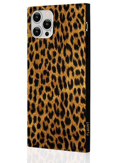 Leopard Square Phone Case #iPhone 12 / iPhone 12 Pro
