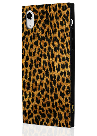 Leopard Square Phone Case #iPhone XR