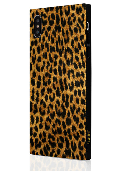 Leopard Square Phone Case #iPhone XS Max