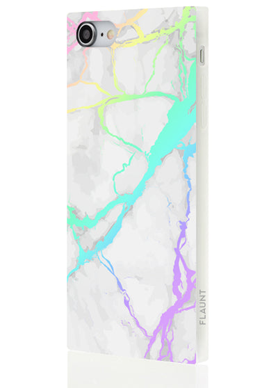 Holo Marble Square Phone Case #iPhone 7/8/SE (2020)