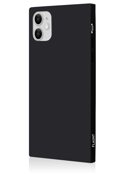 Matte Black Square Phone Case #iPhone 11