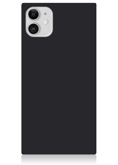 Matte Black Square iPhone Case #iPhone 11