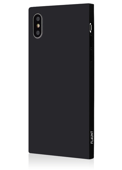 Matte Black Square Phone Case #iPhone X / iPhone XS