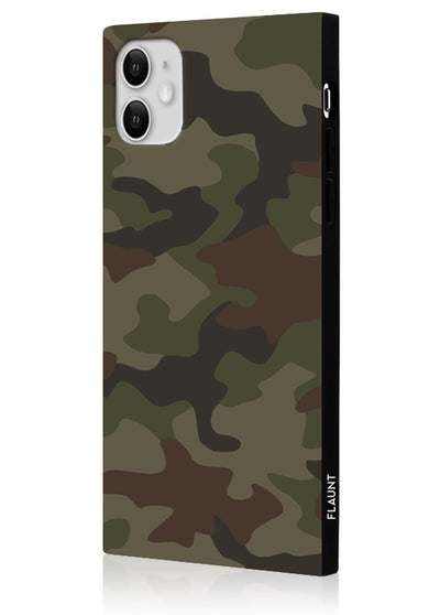 Matte Camo Square iPhone Case #iPhone 11