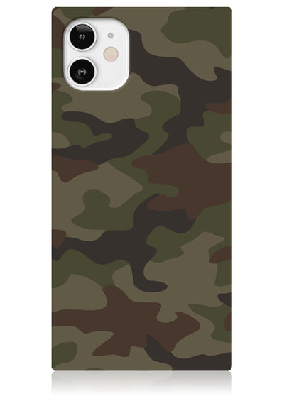 Matte Camo Square iPhone Case #iPhone 12 Mini