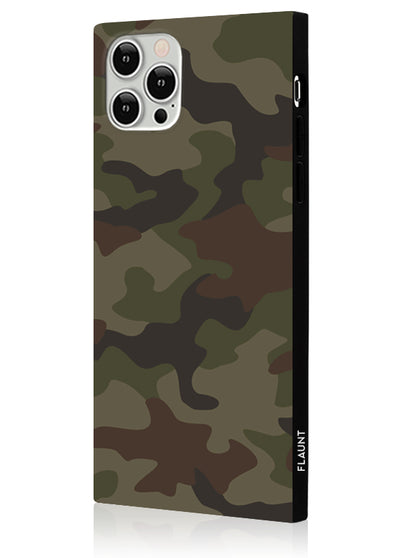Matte Camo Square iPhone Case #iPhone 12 / iPhone 12 Pro