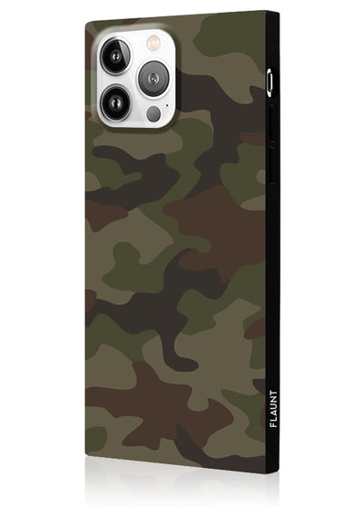 Matte Camo Square iPhone Case #iPhone 13 Pro Max