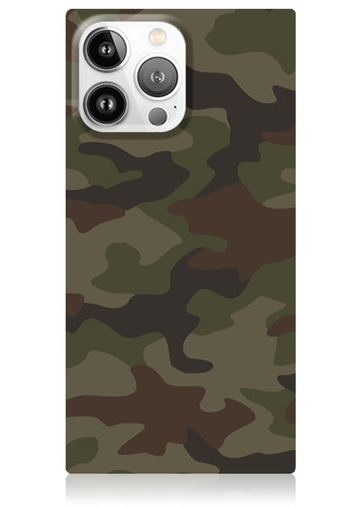 Matte Camo Square iPhone Case #iPhone 14 Pro Max