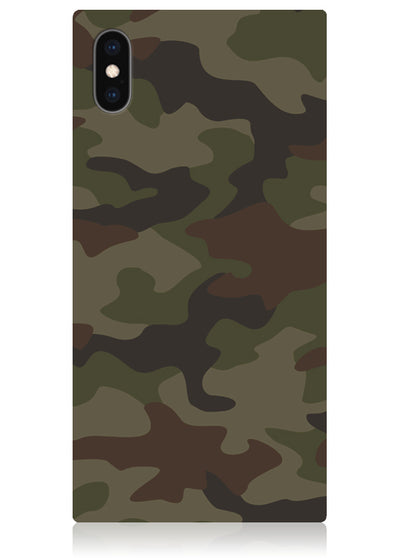 Matte Camo Square iPhone Case #iPhone XS Max