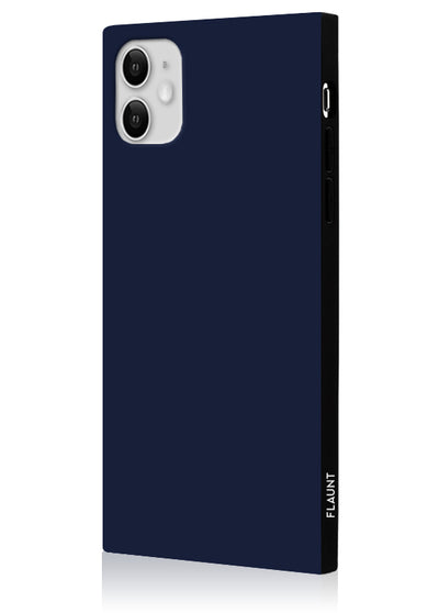 Matte Navy Square iPhone Case #iPhone 11