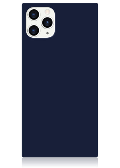 Matte Navy Square iPhone Case #iPhone 11 Pro Max