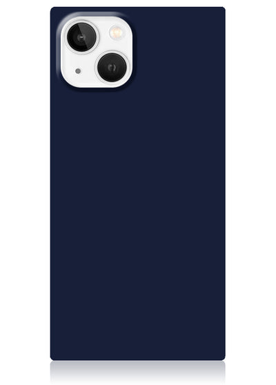 Matte Navy Square iPhone Case #iPhone 13 Mini