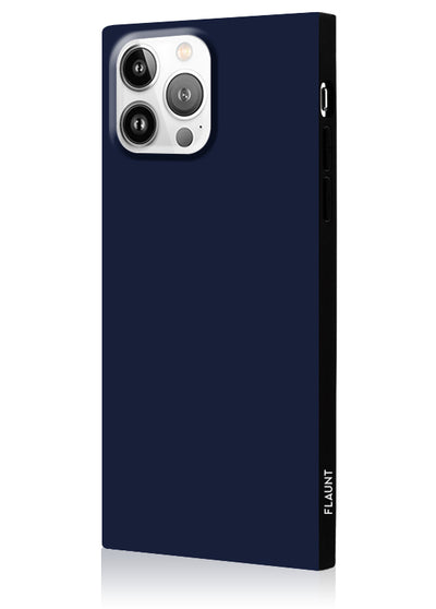 Matte Navy Square iPhone Case #iPhone 13 Pro