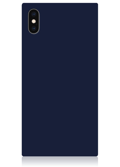 Matte Navy Square iPhone Case #iPhone XS Max