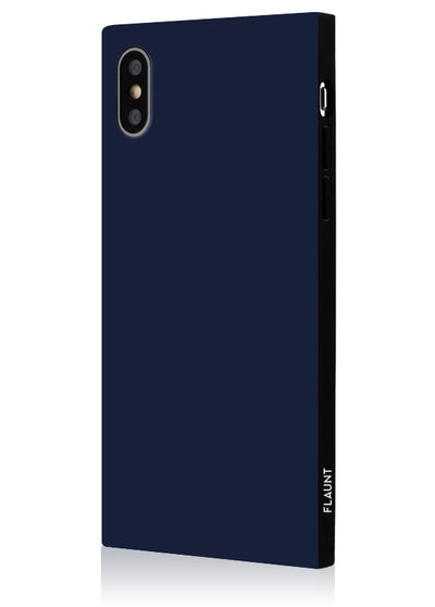 Matte Navy Square iPhone Case #iPhone X / iPhone XS