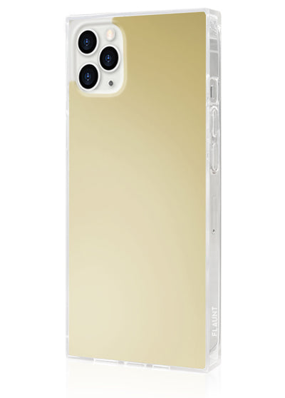 Metallic Gold Mirror Square iPhone Case #iPhone 11 Pro Max