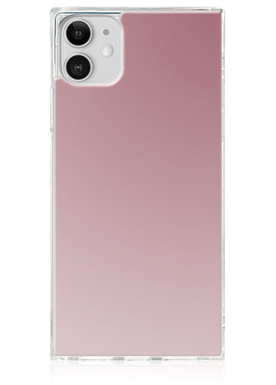 Metallic Rose Mirror Square iPhone Case #iPhone 11