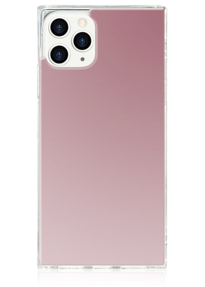 Metallic Rose Mirror Square iPhone Case #iPhone 11 Pro