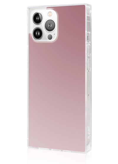 Metallic Rose Mirror Square iPhone Case #iPhone 13 Pro