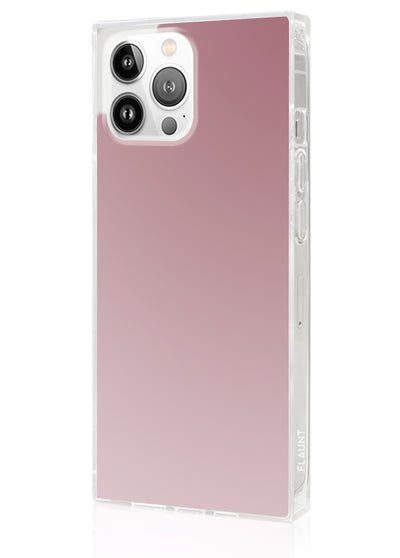 Metallic Rose Mirror Square iPhone Case #iPhone 13 Pro Max
