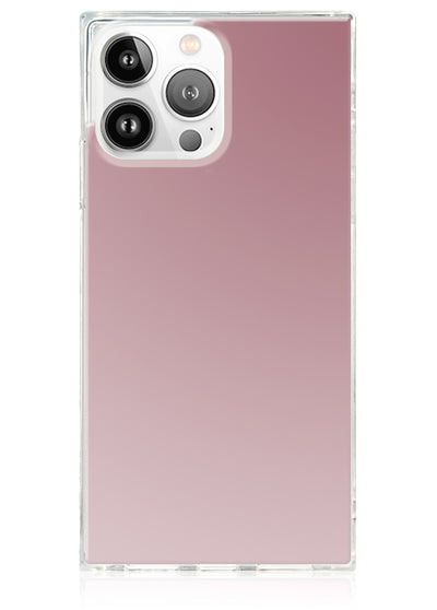 Metallic Rose Mirror Square iPhone Case #iPhone 14 Pro Max