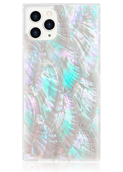 Mother of Pearl Square iPhone Case #iPhone 11 Pro Max