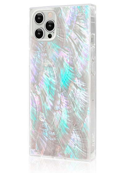 Mother of Pearl Square iPhone Case #iPhone 12 / iPhone 12 Pro