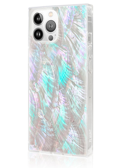 Mother of Pearl Square iPhone Case #iPhone 13 Pro Max