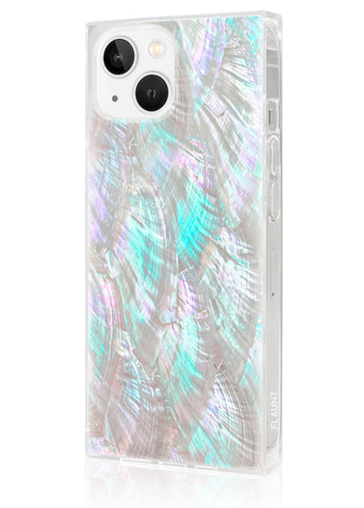 Mother of Pearl Square iPhone Case #iPhone 14