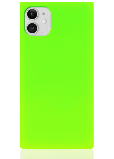 Neon Green Square iPhone Case #iPhone 11
