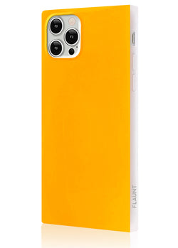 Neon Orange Square iPhone Case #iPhone 12 Pro Max