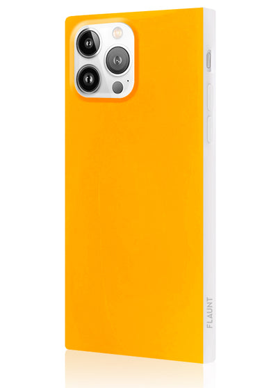 Neon Orange Square iPhone Case #iPhone 13 Pro