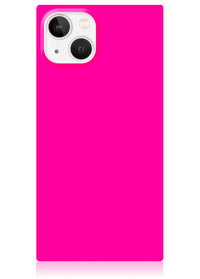 ["Neon", "Pink", "Square", "iPhone", "Case", "#iPhone", "14", "Plus", "+", "MagSafe"]