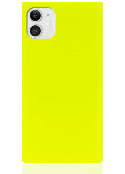 Neon Yellow Square iPhone Case #iPhone 11