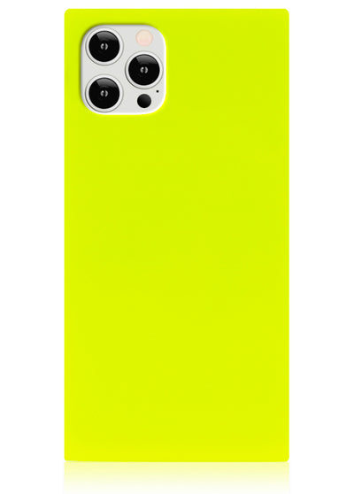 Neon Yellow Square iPhone Case #iPhone 12 / iPhone 12 Pro