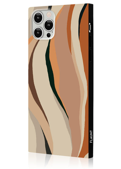 Neutral Print Square iPhone Case #iPhone 12 Pro Max