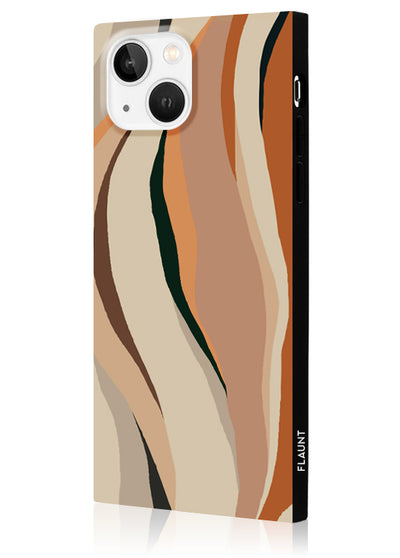 Neutral Print Square iPhone Case #iPhone 13 Mini