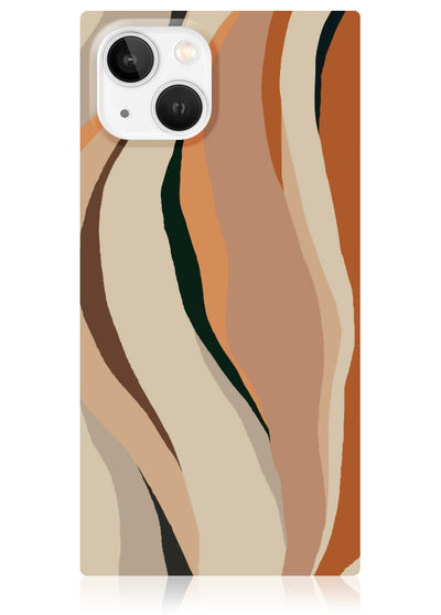 Neutral Print Square iPhone Case #iPhone 13 Mini