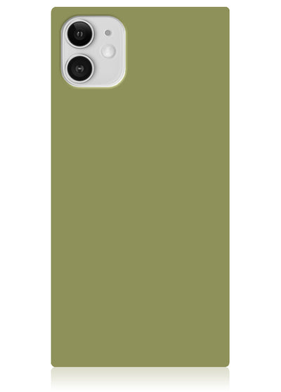 Olive Green Square iPhone Case #iPhone 11