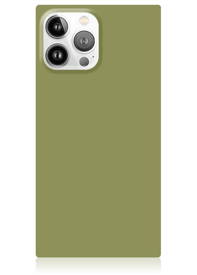 Olive Green Square iPhone Case #iPhone 13 Pro Max