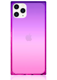 ["Ombre", "Pink", "and", "Purple", "Square", "iPhone", "Case", "#iPhone", "11", "Pro"]