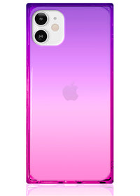 ["Ombre", "Pink", "and", "Purple", "Square", "iPhone", "Case", "#iPhone", "12", "Mini"]