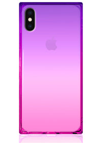 ["Ombre", "Pink", "and", "Purple", "Square", "iPhone", "Case", "#iPhone", "X", "/", "iPhone", "XS"]