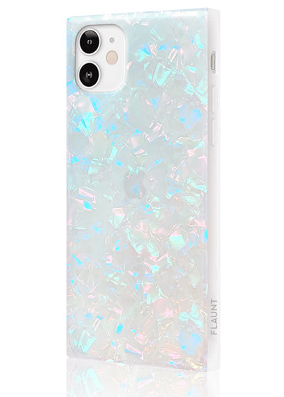 Opal Shell Square iPhone Case #iPhone 12 Mini
