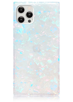 Opal Shell Square iPhone Case #iPhone 17 Pro + MagSafe