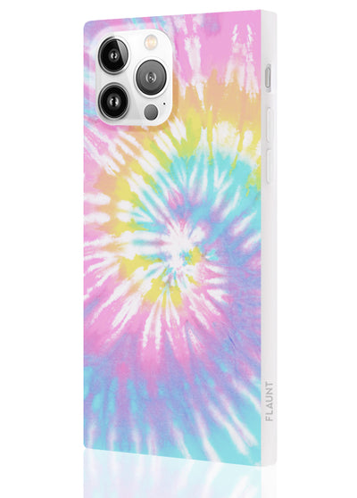 Pastel Tie Dye Square iPhone Case #iPhone 13 Pro Max